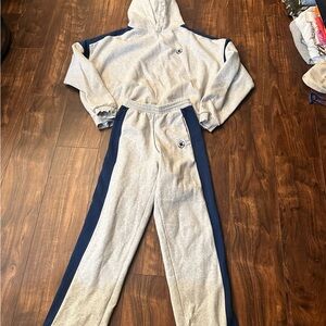 Bo&Tee Gray and Navy Tracksuit with Logo